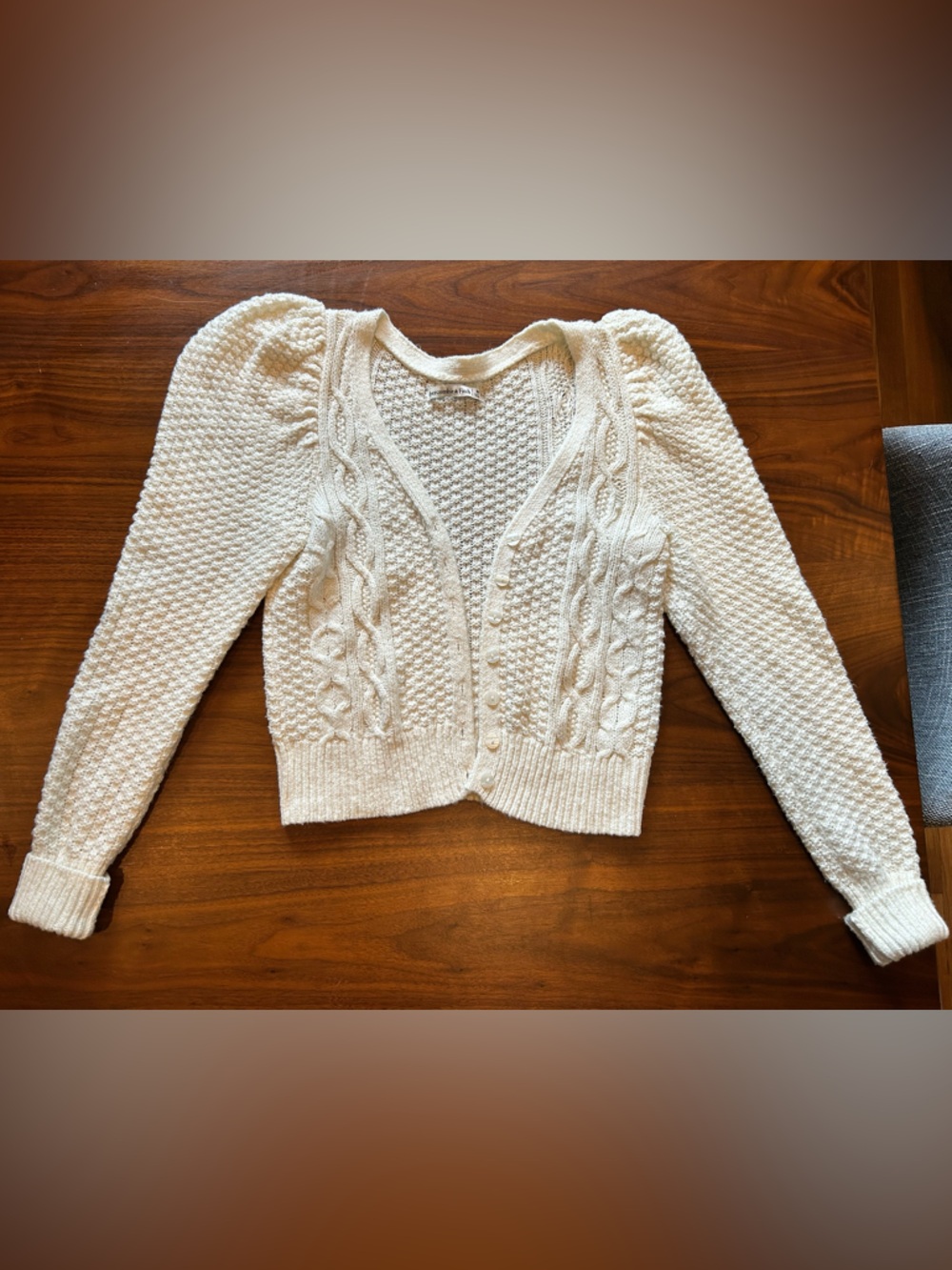 A + F Cable-Knit Women's Cardigan Sweater